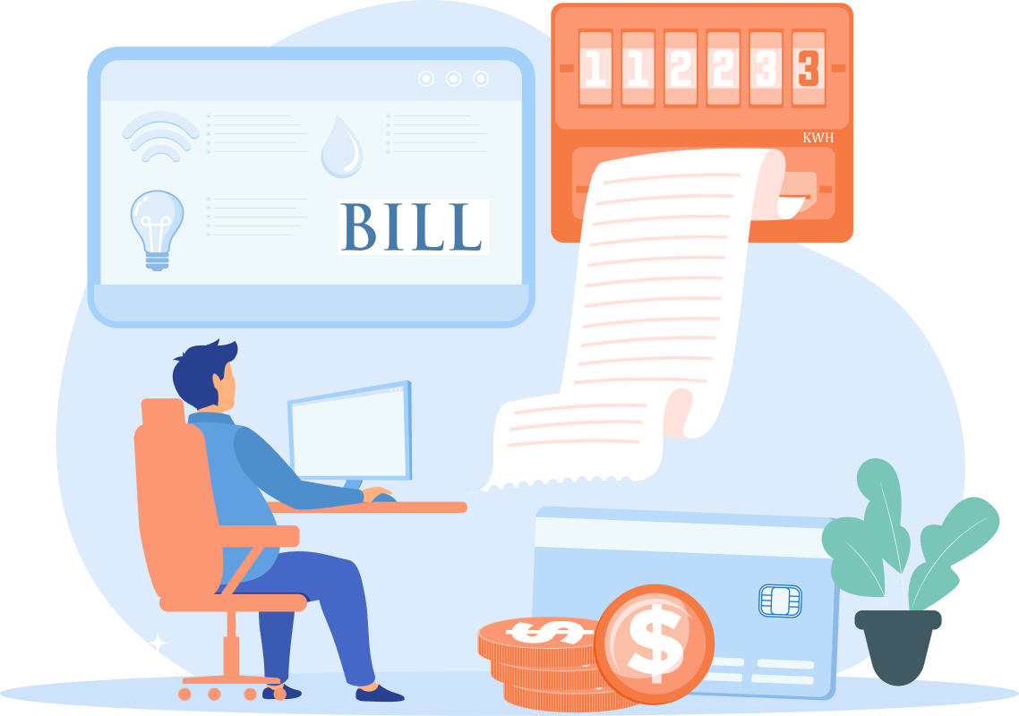 Automated Billing & Transparency Illustration